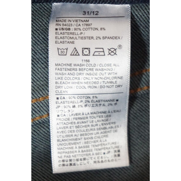 Banana Republic Women's 31/12 Straight Leg Jeans Dark Wash - Picture 7 of 12